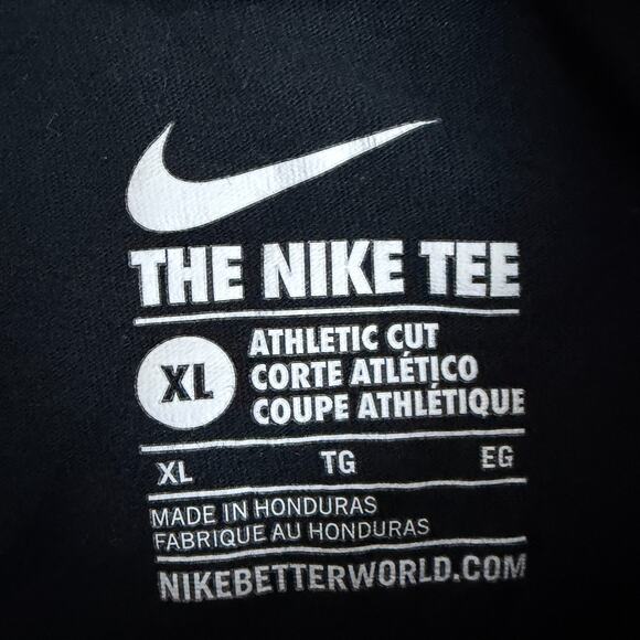 Nike Shirt Mens Extra Large Orlando Black Green Swoosh Athletic Cut Casaul - Picture 4 of 8